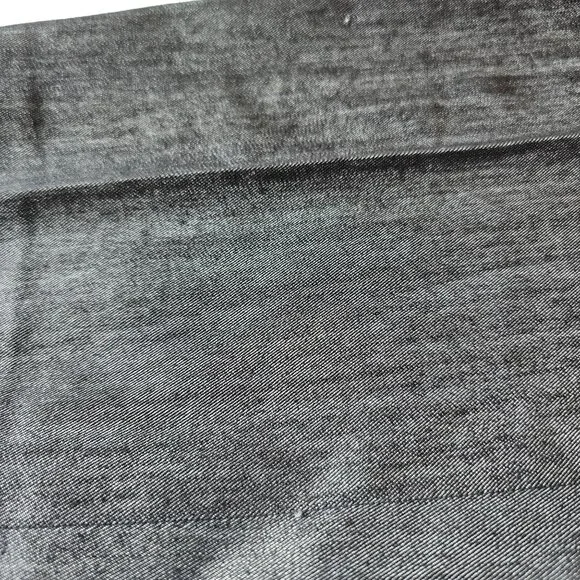 St. John Sport Women's Cropped Denim Side Zip Jean's Pants Black Denim size 12 - Picture 6 of 14